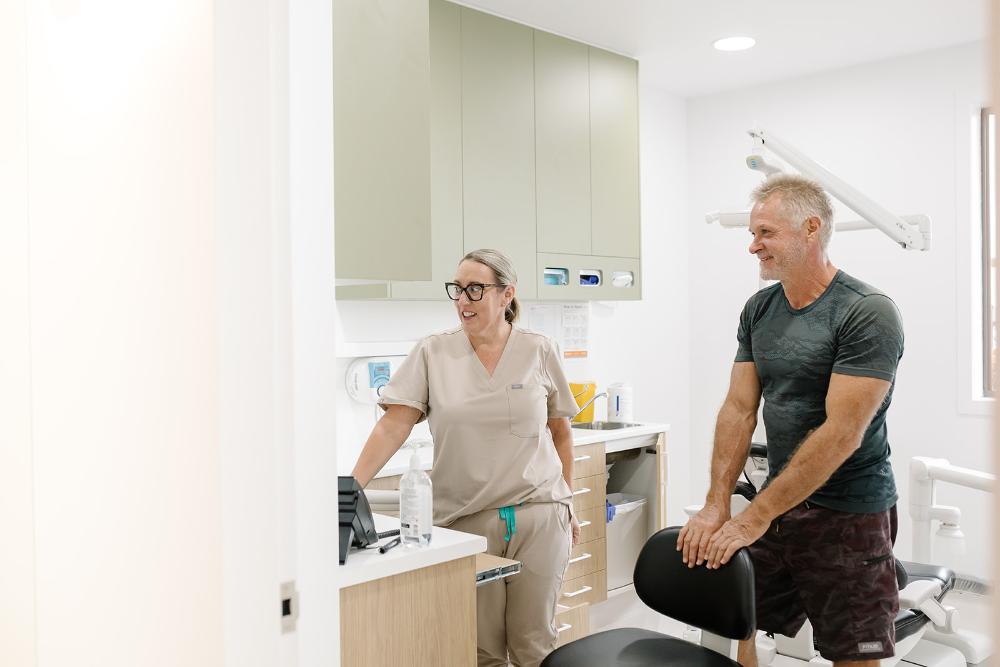 emergency dentist coffs harbour | patient at dentist