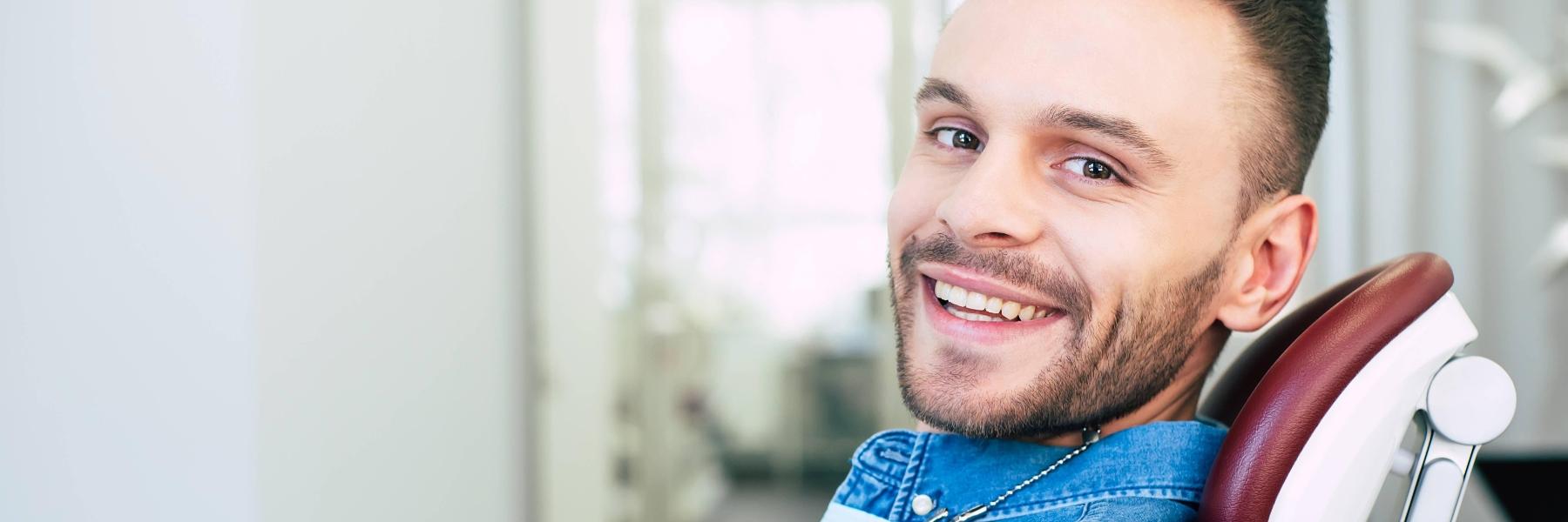 Man at dentist for Invisalign Open Day | Coffs Harbour Dentist