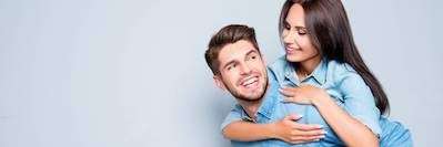 Couple showing off cosmetic dentistry in Coffs Harbour, NSW