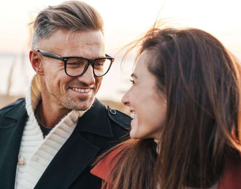 couple talking after visiting dentist in coffs harbour