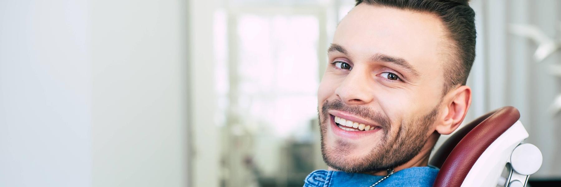 man getting a smile makeover in coffs harbour