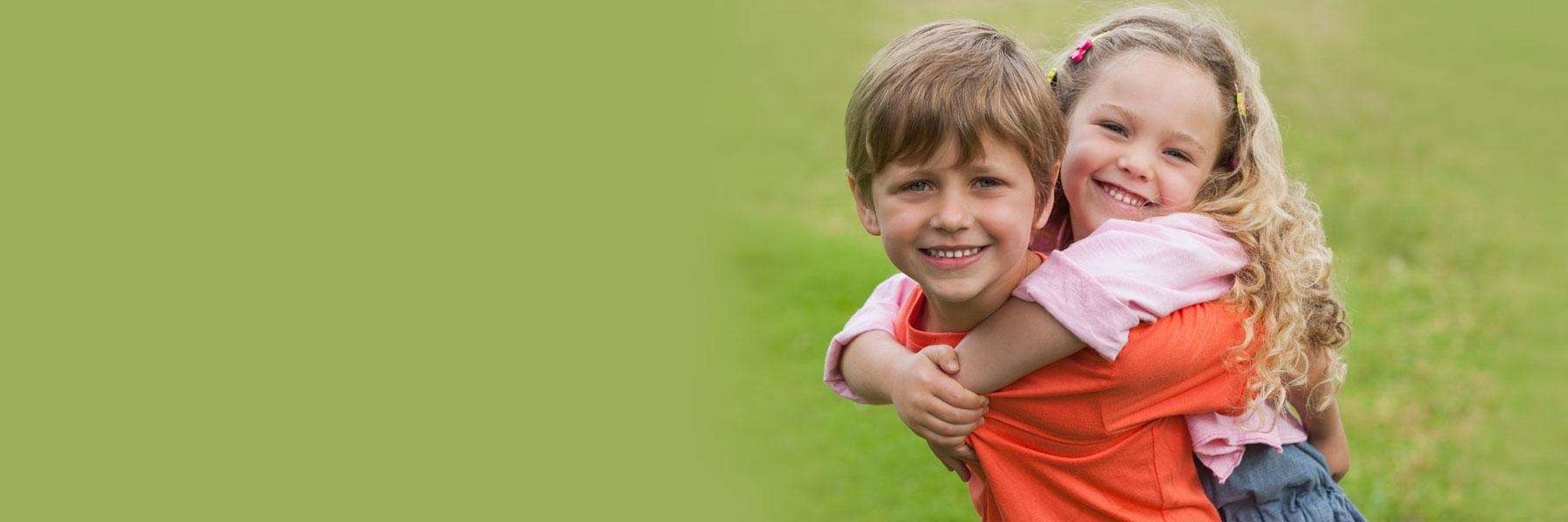 children smiling at park in Coffs Harbour, NSW